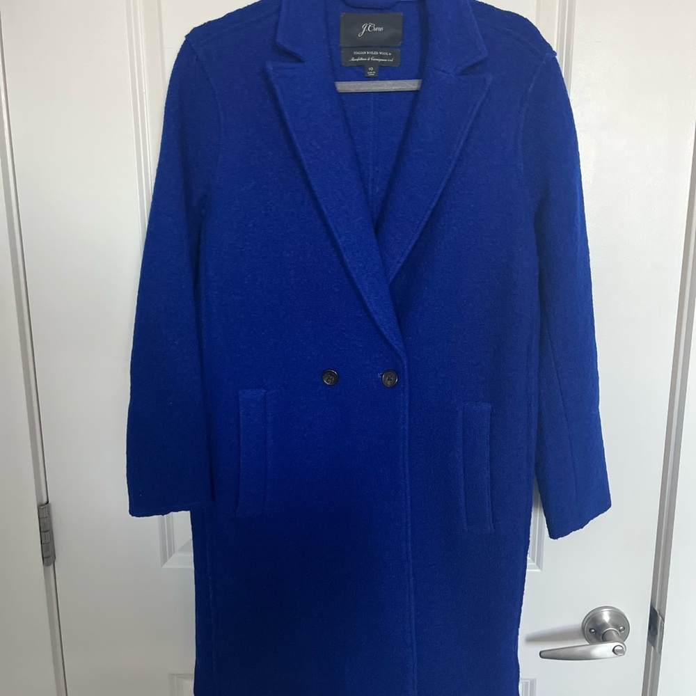 J. Crew Women's Blue Coat